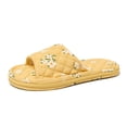 thumbnail image 4 of ATENAR Womens Slippers indoor and Outdoor Comfy Shoes Women Slide House Slipper Yellow Free Size, 4 of 4