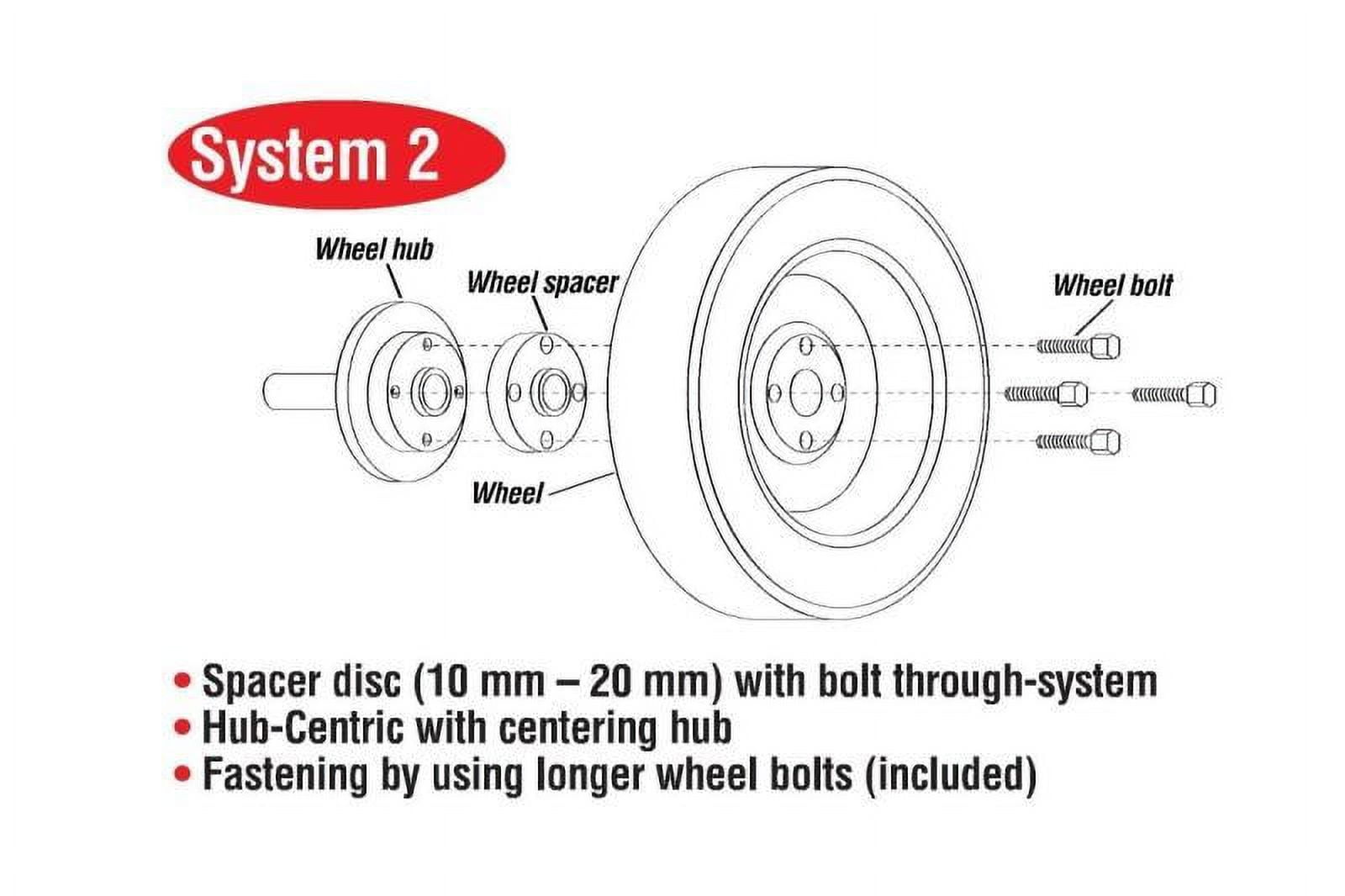 Eibach Pro-Spacer System - 10mm Spacer / 5x120 Bolt Pattern / Hub Center 72.5 for 15-17 BMW M4 F83