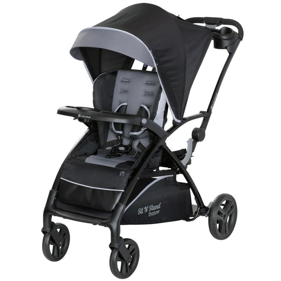 Baby Trend Shopper Stroller, Sit N' Stand, Stormy, 5-in-1 Travel System
