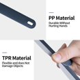 thumbnail image 3 of Shower Squeegee, Silicone Bathroom Squeegee With Long Handle, Universal Wall-Mounted Window Cleaning Tool Equipment, Non-Marking For Mirror Car Glass Window (Navy Blue), 3 of 5