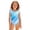 Light Blue, variant on Grblisyd Girls Swimsuit Flutter Sleeve Hawaiian One Piece Bathing Suit Crew Neck Girls'Swimwear 10Y