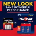 thumbnail image 6 of Rayovac Fusion 9V Batteries (2 Pack), Alkaline 9 Volt Batteries, 6 of 6