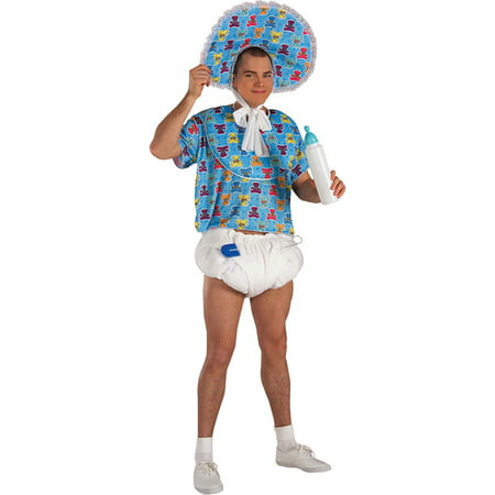 Morris Costumes Adult Humor Mens Comical Baby Kit Blue White One size, Style FM51654