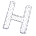 thumbnail image 1 of Romantic Iron Alphabet R Frame Wire Wreath Succulent Pot Wedding Decor, 1 of 6