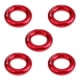 thumbnail image 1 of 5 Piezas 22KN 4950lbs Rappel Bail-Outs Mosquetón Tree Climbing Rappel Tree Rigging Belay Hamaca - 3 Colores Y 2 Tamaños - Pequeña Macarena Anillo de Rappel, 1 of 7