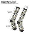 thumbnail image 2 of Bingfone Panda With Crown And Stars Print Compression Socks for Women and Men Long Socks for Running Athletic Cycling Nurse, 2 of 6