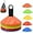 A-50 Pack, variant on 25/50/100/200 Pack Disc Cones, Agility Soccer Cones with Carry Bag and Holder, Soccer Cones for Sports Training, Football, Soccer, Basketball, Coaching, Practice Equipment, 5 Color