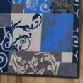 thumbnail image 3 of BY COCOON 2'6''x10' Runner Rug | Kitchen Rug Washable Rug Hallway Runner Runners Rugs for Hallway Non Slip (80 Cm x 305 Cm Blue Rug), 3 of 8