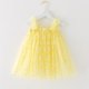 thumbnail image 2 of Odeerbi Niñas Verano Floral Tul Tutu Vestido Tank Vestido Cake Puffy Vestido Sin Mangas Tirante Malla Vestido de Sol, 2 of 6