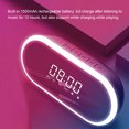thumbnail image 4 of BT2280 Reloj despertador digital Altavoces inalámbricos Bluetooth con pantalla LED de gran núme Abanopi Reproductor de música, 4 of 7