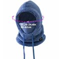 thumbnail image 6 of Rdhnmea Women 3 in 1 Winter Thickened Beanie Warm Hat Scarf Facewear Set for Outdoor Riding Snowboarding, 6 of 6