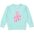 thumbnail image 2 of Inktastic Ballerina Pink Ballet Slippers Toddler Sweatshirt, 2 of 4