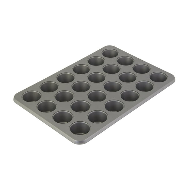 Molde para magdalenas KitchenAid de acero aluminizado antiadherente para 24 tazas