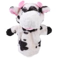 thumbnail image 2 of EeaseMX Marionetas de mano de peluche con forma de vaca de dibujos animados, juguetes para contar historias para niños y bebés., 2 of 7