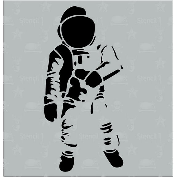 Stencil1 Astronaut Stencil Art Craft - 5.75" x 6"