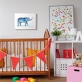 thumbnail image 2 of Stupell Industries Elephant March with Abstract Night Sky Constellation Wall Plaque, 13 x 19, Design by Melissa Hyatt LLC, 2 of 6