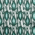 thumbnail image 1 of oneOone Viscose Jersey Dark Green Fabric Ikat Craft Projects Decor Fabric Printed By The Yard 60 Inch Wide, 1 of 4