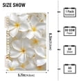 thumbnail image 3 of Egg Flowers Ring Binder Notebook Journey Note Diary College Ruled Spiral Notebook Study Loose Leaf Paper A5 60 Pages, 3 of 8