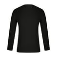 thumbnail image 4 of Mlzmgr Mens Long Sleeve Tee Shirts Plus Size Crewneck Solid Color Casual Loose Tops Blouse Summer, 4 of 5