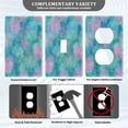 thumbnail image 3 of Light Switch Cover Switch Plate Outlet Cover Plug Cover for Electrical Unused Outlet Cover Tie-dye Dandelions Pattern, 3 of 6