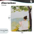 thumbnail image 4 of Stupell Industries Contemporary Girl Reading in Nature Canvas Art, 16 x 20, by The Prints Vibe, 4 of 8