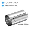 thumbnail image 2 of Uxcell 0.04x100x1000mm 304 Stainless Steel Roll Sheet Fine Plate Sheet Foil, Silver Tone, 2 of 5