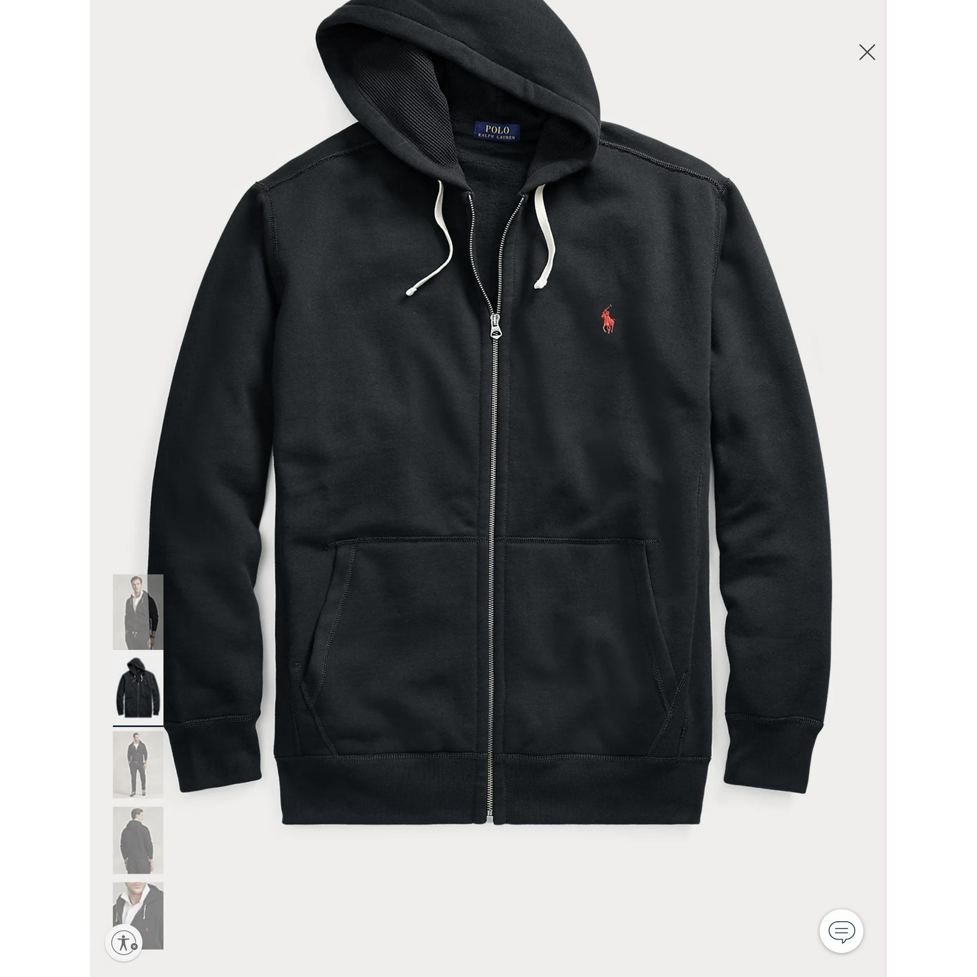 POLO RALPH LAUREN MENS FLEECE HOODIE - Main Image