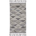 thumbnail image 3 of Nourison Elwood Modern Geometric Grey/Charcoal 2'2" x 4'5" Area Rug, (2' x 4'), 3 of 8