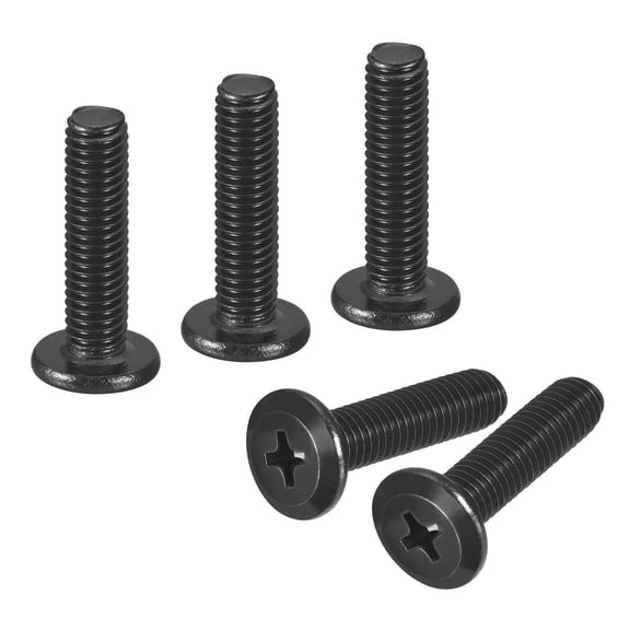 20Pack M5-0.8 x 20mm Flat Round Head Machine Screws, Phillips Drive Fastener