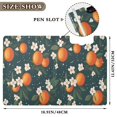 thumbnail image 3 of FORMRS A4 Clipboard Folder with Pen Holder Horizontal Foldable School Office Binder, Blue Floral Oranges, 3 of 9
