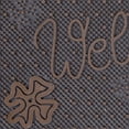 thumbnail image 3 of Ottomanson Easy Clean, Waterproof, Low Profile, Non-Slip Leaves Indoor/Outdoor Rubber Doormat, 18" x 28", Copper, 3 of 8
