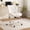 White, variant on Genpo Armless Desk Chair, White Leather Office Desk Chairs with Wheels, Mid Back and Lumbar Support for Computer Home Small Space Vanity Makeup