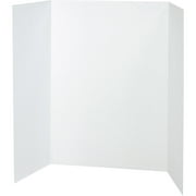 Angle View: Pacon Spotlight Corrugated Presentation Display Boards, 48" x 36", White, 4/Carton