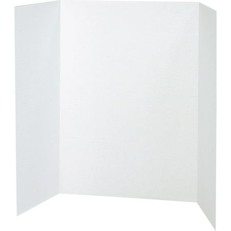 Pacon Spotlight Corrugated Presentation Display Boards, 48" x 36", White, 4/Carton