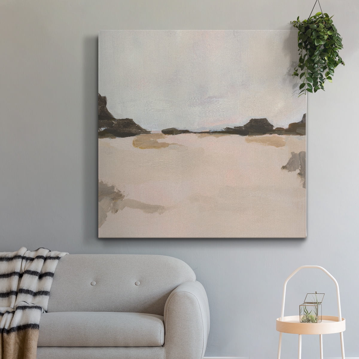 Wexford Home Misty Horizon Line II-Premium Gallery Wrapped Canvas, 24" x 24" - Ready to Hang