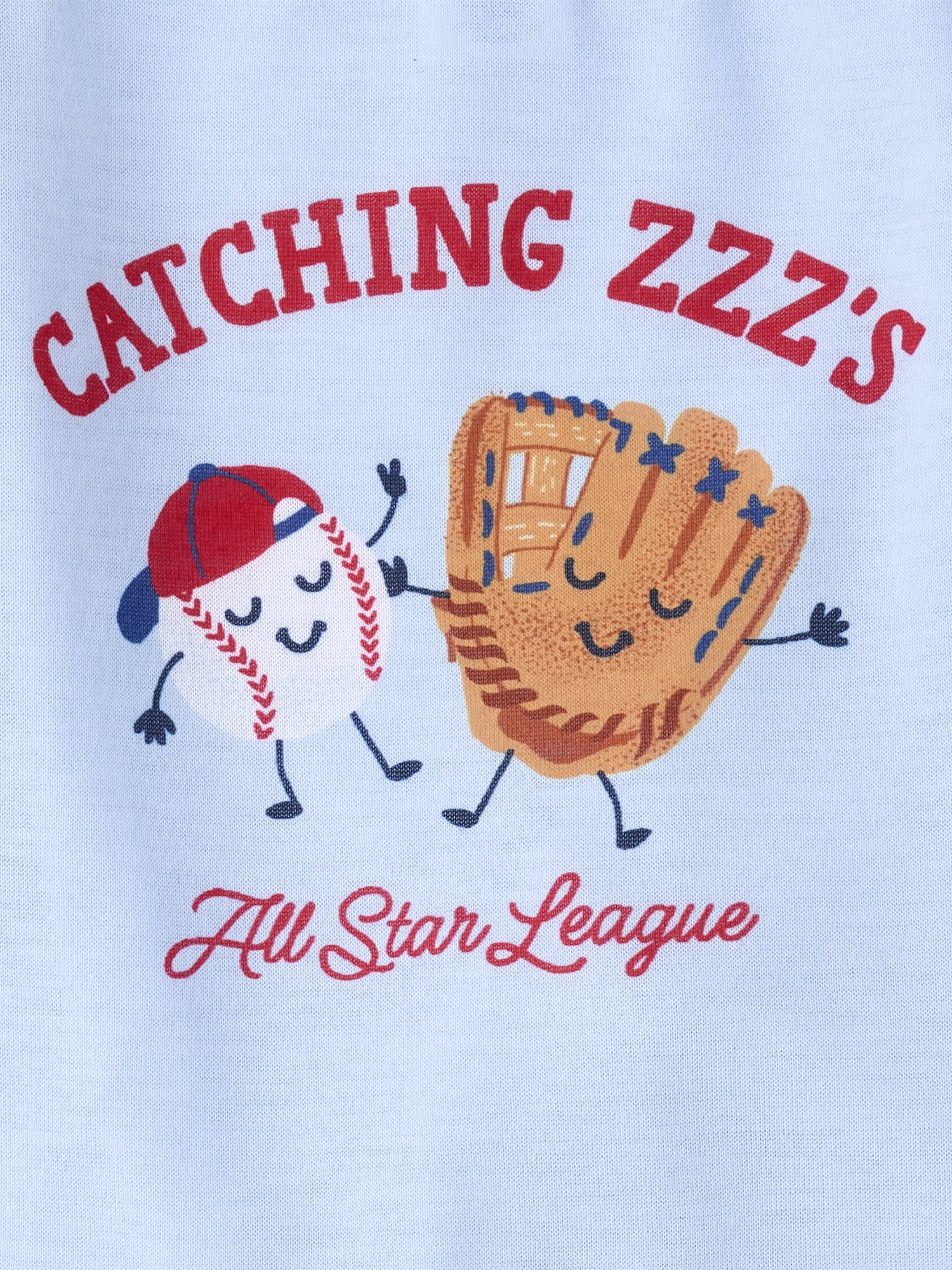 The Children's Place Baby & Toddler Boys Short Raglan Sleeve Baseball PJs, Sizes 12M-5T