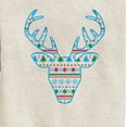 thumbnail image 3 of Instant Message - Pixel Sweater Deer Christmas - Toddler & Youth Crewneck Fleece Sweatshirt, 3 of 6