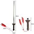 thumbnail image 2 of Adjustable 25-86cm Super Sword Swallowing Illusion Close Up Street Magician Real Magic Trick Props, 2 of 5