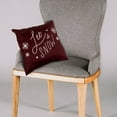 thumbnail image 5 of College Covers Let It Snow Reversible Pillow Grey, 5 of 5