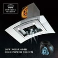 thumbnail image 5 of Tieasy Island Range Hood 36 inch Kitchen 3 Speed Extractor Fan Aluminum Filter Tempered Glass, 5 of 9