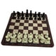 thumbnail image 3 of Juego de ajedrez, juguete educativo, regalo, versátil, antideslizante, portátil, premium, para adultos, juego de mesa de viaje, tablero plegable. Ajedrez blanco y negro, 3 of 8
