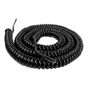 4-20-2 Coil Cord - 2 Wire 18/2 20 Foot Extended by