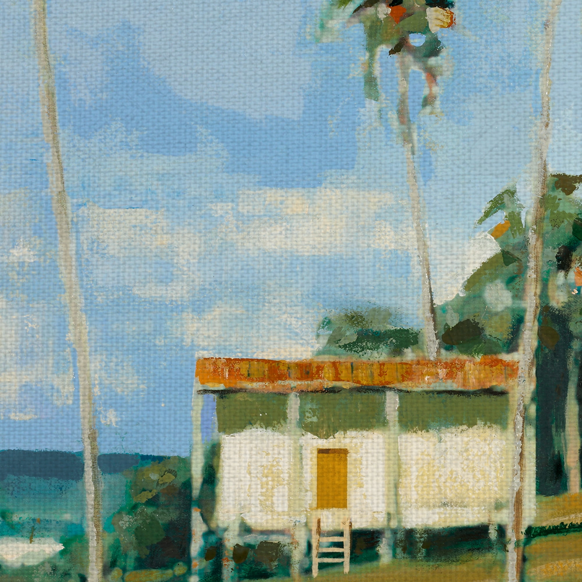 Masterpiece Art Gallery Tropical II Island By Gregory Garrett Canvas Art Print 30" x 30"