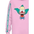 thumbnail image 6 of The Simpsons Mens Krusty The Clown Shirt Krusty Long Sleeve Logo Tee Graphic T-Shirt, 6 of 7