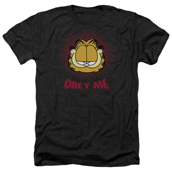Garfield - Obey Me - Heather Short Sleeve Shirt - X-Large