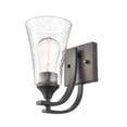 thumbnail image 4 of 1491-SN Millennium Lighting Natalie - 1 Light Wall Sconce-10 Inch Tall and 5 Inch Wide-Satin Nickel Finish, 4 of 4