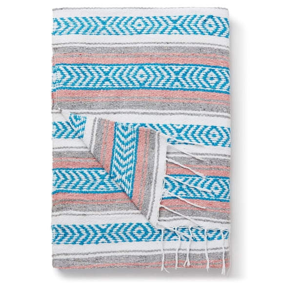 Manta Laguna Beach Textile Co, 178 x 122 cm, hecha a mano
