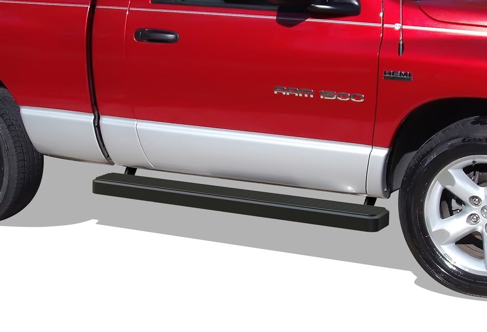 APS iBoard Running Boards 6 inches Black Custom Compatible with Ram 1500 Regular Cab 20022008