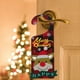 thumbnail image 4 of 6 Uds. Regalo, Decoración Navideña para Colgar Puerta, Suministros para Fiestas, Adorno Colgante para Puerta Navidad, Recuerdo de Fiesta de Navidad, Decoración Navideña, 4 of 5