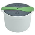 thumbnail image 2 of Microwave Rice Cooker, Rice Maker Simple Operation  For Microwave For Kitchen Green, 2 of 8